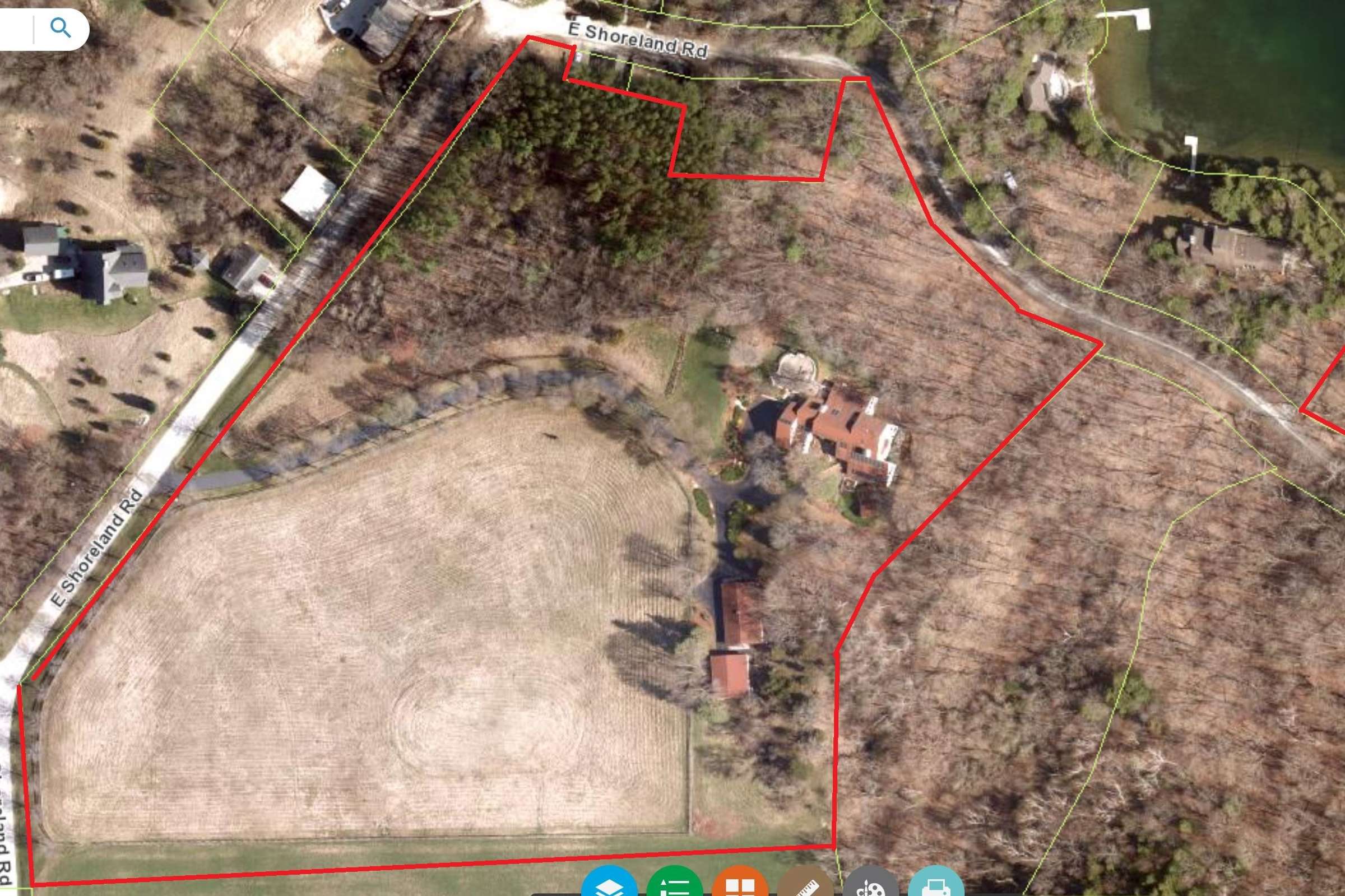 107 of 108. Lot Lines - 12 Acre Farm