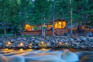 A Mountain Cabin On The St Vrain River