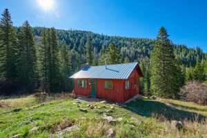 Serene Silver Creek cabin: 3-season retreat with private deck & creek views. Close to casinos, trails & historic plaza.