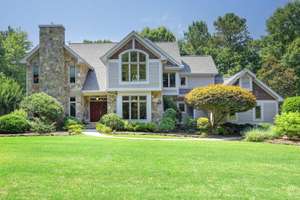 Serene custom home in Pittsboro on over 5 acres