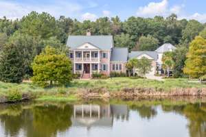 Georgian Estate in Daniel Island Park with Front and Back Golf Course Views