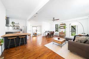 This spacious & beautifully refreshed 2 Bedroom 1 Bath is loaded with charm and unique features!