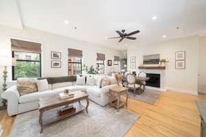 This Adams Street condo has 2 Bedrooms, 2 Full Baths, AND a Den — over 1300 square feet and it's all waiting for you!