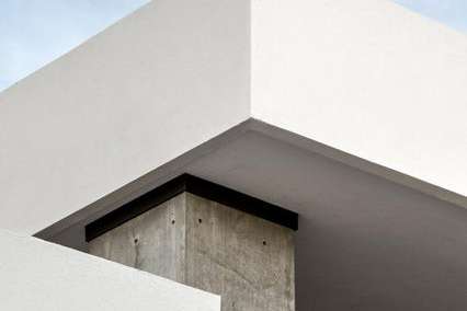 7 of 27. The bold vertical concrete feature wall delivers modern texture and visual impact an architectural signature detail that elevates the outdoor living experience.