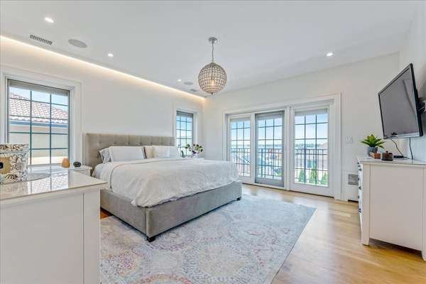 Your Master Suite has a private balcony, totally surrounded by windows letting in a ton of light