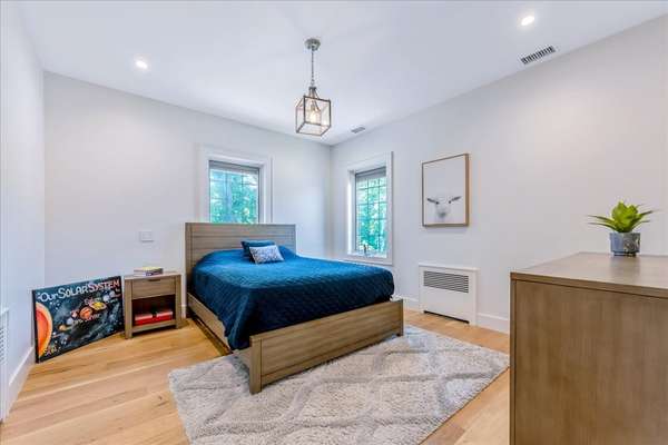 Your 3rd bedroom is a nice size, fits queen size bed, great lighting and large closets