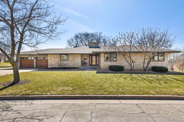 Beautifully remodeled stone ranch home... 2 blocks from Dodgeville schools!
