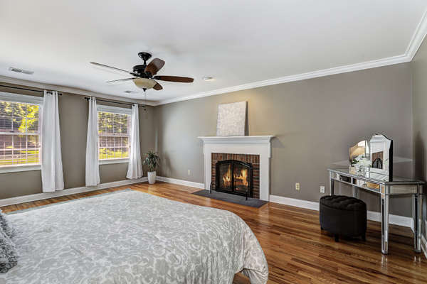MASTER SUITE FIREPLACE