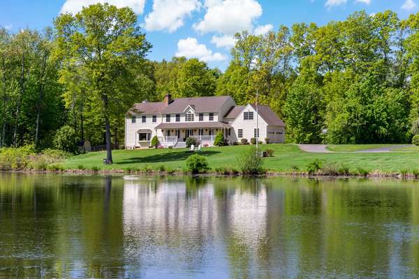 PEACEFUL RETREAT on 10.83 ACRES with PRIVATE POND, IN-GROUND POOL, & 5-BEDROOM COLONIAL with FULL IN-LAW SUITE