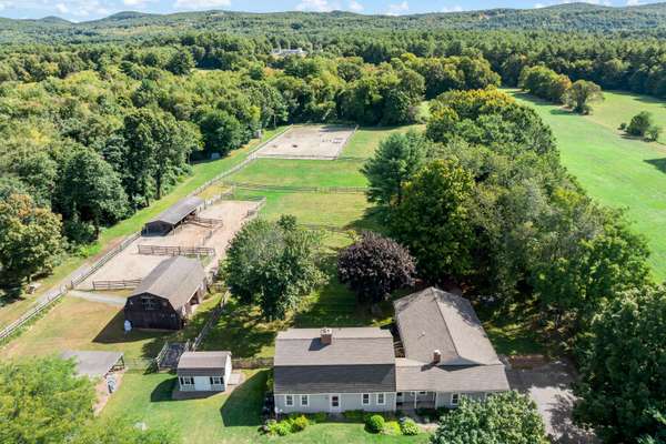 TURNKEY 5.5 ACRE PRIVATE HORSE FARM WITH 3,300SF HOME WITH FULL IN-LAW APARTMENT