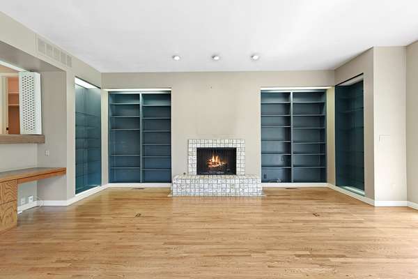 Fireplace and Custom Built-Ins