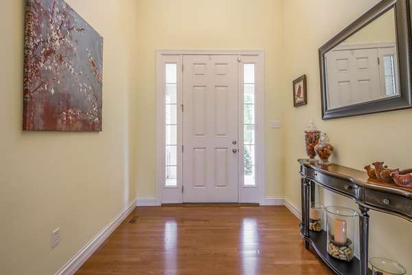 Inviting Entry with Gorgeous Hardwoods