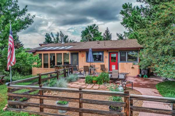 One-of-a-kind ranch style home backing to open space and blocks from downtown Niwot.