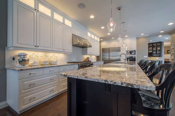 Chefs Kitchen with Granite Counters