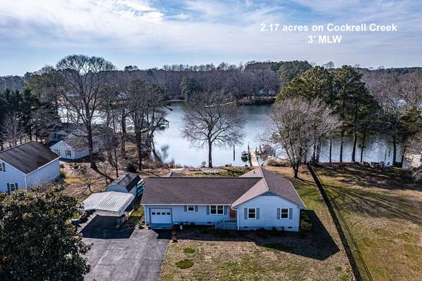 Turnkey Waterfront Home on over 2 acres!