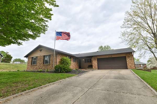 Bright & Open St Charles ranch with Large Fenced Yard!