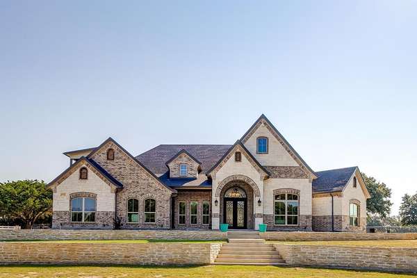Luxurious French Modern Country Home on 2 Unincorporated Acres! NO HOA!