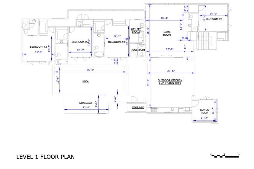 36 of 36. First Level Floor Plans