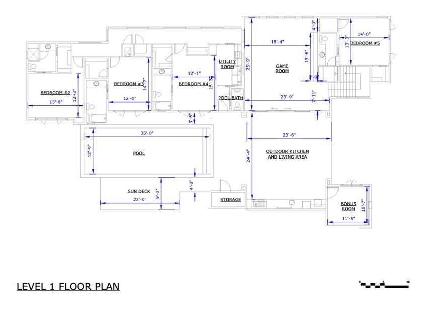 49 of 50. First Level Floor Plans