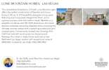 Printable PDF flyer of Lone Mountain Homes. Basic Postcard
