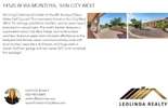 Printable PDF flyer of 14125 W Via Montoya. Basic Postcard