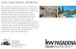 Printable PDF flyer of 430 N. Canyon Blvd., Monrovia. Basic Postcard