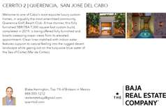 Printable PDF flyer of Querencia Custom Home | Cerrito 2. Basic Postcard