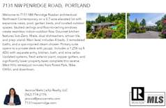Printable PDF flyer of 7131 NW Penridge Road. Basic Postcard