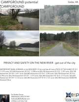 Printable PDF flyer of Tranquility on New River. 4 Photos & Short Description