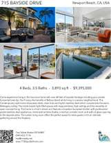 Printable PDF flyer of 715 Bayside Drive. 4 Photos & Short Description