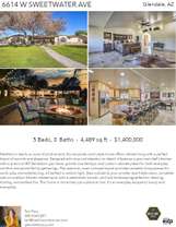 Printable PDF flyer of 6614 W Sweetwater Ave. 4 Photos & Short Description