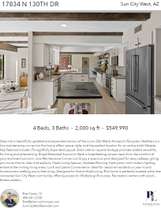 Printable PDF flyer of 17834 N 130th Dr. Main Photo & Short Description