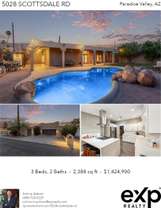 Printable PDF flyer of 5028 Scottsdale Rd. Photos & Basic Info