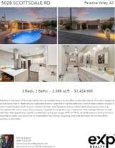 Printable PDF flyer of 5028 Scottsdale Rd. 4 Photos & Short Description