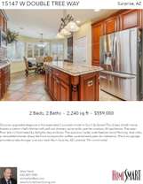 Printable PDF flyer of 15147 W Double Tree Way. Main Photo & Short Description