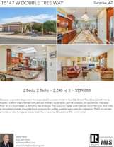 Printable PDF flyer of 15147 W Double Tree Way. 4 Photos & Short Description