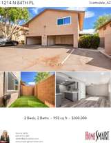 Printable PDF flyer of 1214 N 84th Pl. Photos & Basic Info