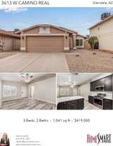 Printable PDF flyer of 3613 W Camino Real. Photos & Basic Info
