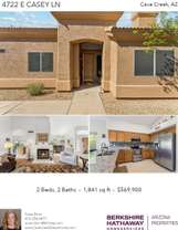 Printable PDF flyer of 4722 E Casey Ln. Photos & Basic Info
