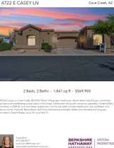 Printable PDF flyer of 4722 E Casey Ln. Main Photo & Short Description