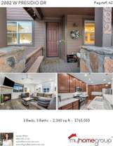 Printable PDF flyer of 2882 W Presidio Dr, #29. Photos & Basic Info