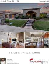Printable PDF flyer of 12167 E Laurel Ln. Photos & Basic Info
