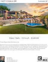 Printable PDF flyer of 14371 E Kalil Dr. Main Photo & Short Description