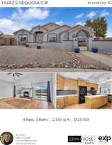 Printable PDF flyer of 15482 S Sequoia Cir. Photos & Basic Info