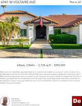 Printable PDF flyer of 6941 W Voltaire Ave. Main Photo & Short Description
