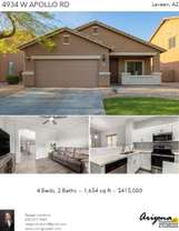 Printable PDF flyer of 4934 W Apollo Rd. Photos & Basic Info
