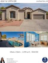 Printable PDF flyer of 4541 N 129th Dr. Photos & Basic Info