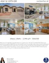 Printable PDF flyer of 4541 N 129th Dr. 4 Photos & Short Description