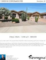Printable PDF flyer of 13458 W Coronado Rd. Main Photo & Short Description