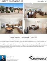 Printable PDF flyer of 13458 W Coronado Rd. 4 Photos & Short Description